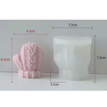 Molde para Velas Guante (Navidad)