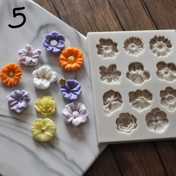Molde Flores mini (diseño 5)