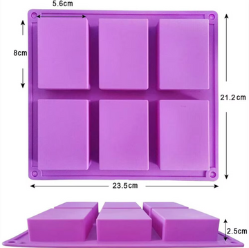 Molde Rectangular (Jabones)