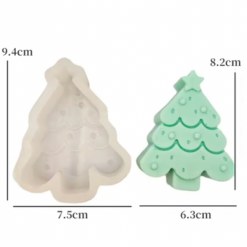 Molde para Velas pinito 2D (Navidad)