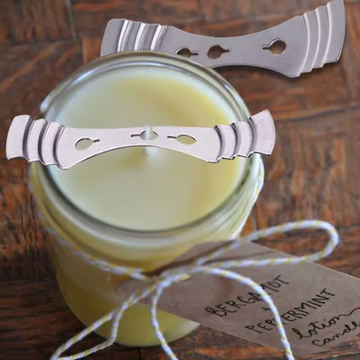 Soporte de metal para velas