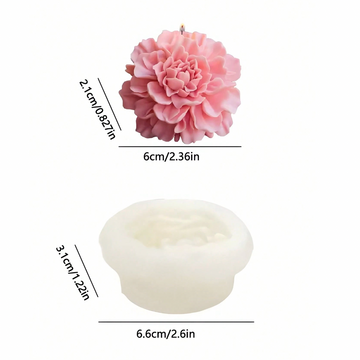 Molde flor de camelia (Día de las madres)