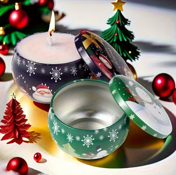 1 Lata navideña vacía