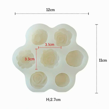 Molde de 7 flores (Día de las madres)