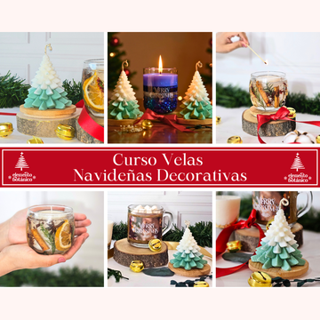 Curso Velas Navideñas Decorativas 08/nov/2025
