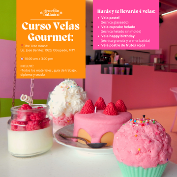 Curso Velas Gourmet 31/Agosto/2025