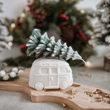 Molde para Velas Camioneta Van (Navidad)