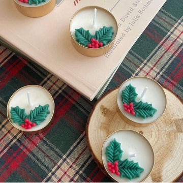 Molde para Velas Noches Buenas mini (Navidad)
