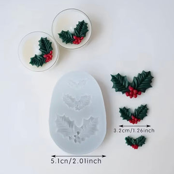 Molde para Velas Noches Buenas mini (Navidad)