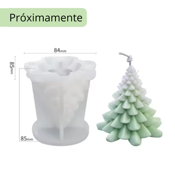 Molde pino navideño