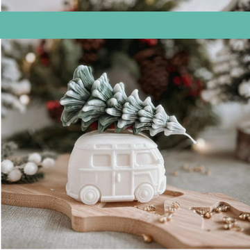 Molde para Velas Camioneta Van (Navidad)