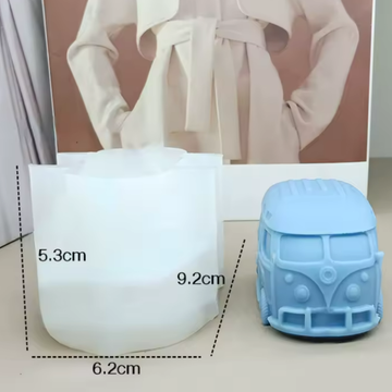Molde para Velas Camioneta Van (Navidad)