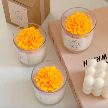 Molde para Velas Cempasúchil Clavel (Día de Muertos)
