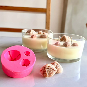Molde para Velas Pan de Muerto Mini (Día de Muertos)