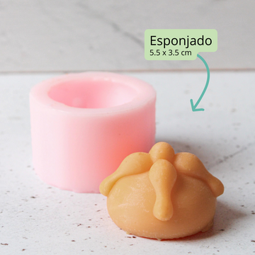 Molde para Velas Pan de Muerto Esponjado (Día de Muertos)